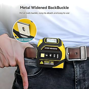 镭射黑 醉花阴 4cm×5m 100cm/loop Amazon.com: 4-in-1 Laser Tape Measure, 328ft Digital Meter